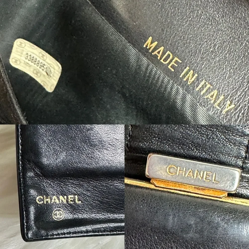 💯Authentic Chanel Caviar Long Wallet🍀